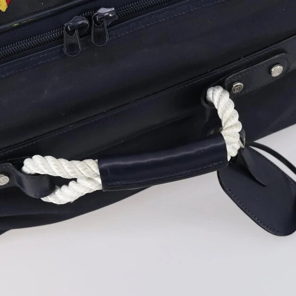 GUCCI travel Boston Bag Coated Canvas Navy Auth sw1600 - Picture 8 of 16